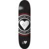The Heart Supply Skateboards Insignia Black Skateboard Deck - 8" x 32" - Complete Skateboard Bundle