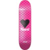 The Heart Supply Skateboards Vertical Flow Neon Pink Skateboard Deck - 8" x 32" - Complete Skateboard Bundle