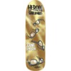 Heroin Skateboards Zane Timpson Glasses Gold Skateboard Deck - 9" x 32"