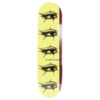 Jacuzzi Unlimited Skateboards Jey Ski Eyes Yellow / Burgundy Skateboard Deck - 8.25"