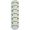 Jacuzzi Unlimited Skateboards Rainbow Hands Jet Ski White Skateboard Deck - 8.75"