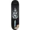 Jacuzzi Unlimited Skateboards Caswell Berry Roll Up Black Skateboard Deck EX7 - 8.25"