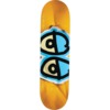 Krooked Skateboards Eyes DBX Gold Skateboard Deck - 8.38" x 31.8" - Complete Skateboard Bundle