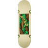 Krooked Skateboards Kamo White Skateboard Deck - 8.5"