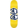 Krooked Skateboards Team Eyes Yellow Skateboard Deck - 8.06"