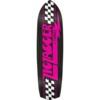 Krooked Skateboards Zagger Black / Pink Skateboard Deck - 8.62" x 32.2"