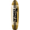 Krooked Skateboards Zip Zinger Foil Gold Skateboard Deck - 7.75" x 30"
