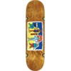 Krooked Skateboards Mark Gonzales Family Affair Brown Wheel Wells Skateboard Deck - 9" x 33.25"