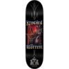 Krooked Skateboards Bobby Worrest Chrome Zone Black Skateboard Deck Twin Tail - 8.38"