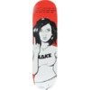 Lake Skateboards Pissed Chick Red Skateboard Deck - 8.3" x 32" - Complete Skateboard Bundle