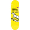 New Deal Skateboards Useless Wooden Toys Pal Yellow Skateboard Deck - 8.25"