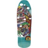 New Deal Skateboards Andy Howell Tricycle Kid Teal Old School Skateboard Deck - 9.63" x 30.75"