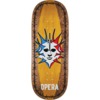 Opera Skateboards Fatties Torn Spike Brown / Yellow Skateboard Deck EX7 - 12" x 32.4"