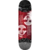 Opera Skateboards Symetrical Red / Black Skateboard Deck Pop Slick - 8.25"
