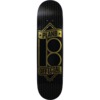 Plan B Skateboards Banner Gold Skateboard Deck - 8.375" x 32" - Complete Skateboard Bundle