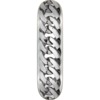 Plan B Skateboards Chain Silver Skateboard Deck - 8" x 31.75" - Complete Skateboard Bundle