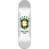 Plan B Skateboards Felipe Gustavo Soccer Skateboard Deck - 7.75" x 31.625" - Complete Skateboard Bundle