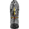 Powell Peralta GeeGah Skull & Sword Silver Foil Old School Skateboard Deck - 9.7" x 30"