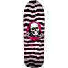 Powell Peralta Old School Ripper 15 White / Pink Skateboard Deck - 10" x 31.75"