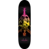 Powell Peralta Skull & Sword Fade Black / Orange / Yellow / Pink Skateboard Deck - 9" x 32.95"