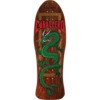 Powell Peralta Cab Chinese Dragon Brown Stain Old School Skateboard Deck - 10" x 30"