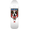 Powell Peralta Frankie Hill Bulldog 13 White / Gold Foil Old School Skateboard Deck - 10" x 31.5"
