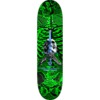 Powell Peralta Ray Rodriguez Skull and Sword Green / Black / Blue Skateboard Deck - 8" x 31.45"
