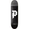 Primitive Skateboarding Dirty P Black / White Skateboard Deck - 8.5" x 32"