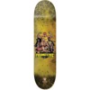 Primitive Skateboarding Mania Gold Skateboard Deck - 8.38" x 31.88" - Complete Skateboard Bundle