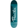 Primitive Skateboarding Nuevo Script Core Teal Skateboard Deck - 8" x 31.5" - Complete Skateboard Bundle