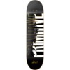 Primitive Skateboarding Tribute Black / White Skateboard Deck - 8.25" x 31.875"