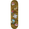 Primitive Skateboarding Paul Rodriguez Badfish Gold Skateboard Deck - 8.12"