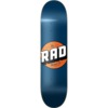 RAD Wheels Solid Navy / Orange Skateboard Deck - 7.75" x 31.875" - Complete Skateboard Bundle
