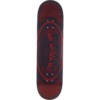Real Skateboards Oval DBX Red Foil Skateboard Deck - 8.38" x 32.25" - Complete Skateboard Bundle