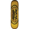 Real Skateboards Oval Yellow Foil Skateboard Deck DBX - 8.38"