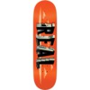Real Skateboards Spots Orange Skateboard Deck - 8.5" x 32"