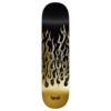 Real Skateboards Nicole Hause Flames Redux Gold Skateboard Deck Twin Nose - 8.25"