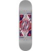 Real Skateboards Nicole Hause Queen Of Hearts Grey Skateboard Deck - 8"