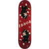 Real Skateboards Ishod Wair Kitten Scratch Burgundy Skateboard Deck Twin Tail - 8.25"