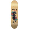 Siren Skateboards Casey Wells Panther Natural Skateboard Deck - 8" x 32" - Complete Skateboard Bundle