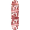 Slave Skateboards Econo$lave 24 Red / White Skateboard Deck - 8.5" x 31.125" - Complete Skateboard Bundle