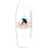 Santa Monica Airlines Skateboards Natas White Old School Skateboard Deck - 10" x 29"