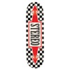 Stereo Skateboards Arrow Checker White / Black / Red Skateboard Deck - 8"