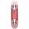 Stereo Skateboards Arrow Checker White / Black / Red Skateboard Deck - 8.5"