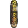 Sub Zero Skateboards Razor Wire Black Skateboard Deck - 8"