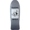 Suicidal Skates Pool Skater 80's Grey / Blue Old School Skateboard Deck - 10.1" x 30.3"
