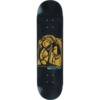 The Heated Wheel Skateboards Frontier Black / Orange Skateboard Deck - 8" x 32" - Complete Skateboard Bundle