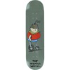 The Heated Wheel Skateboards People Mover Charcoal Skateboard Deck - 8" x 32" - Complete Skateboard Bundle