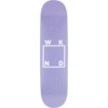 WKND Skateboards Logo Lavender Skateboard Deck WB - 7.75"