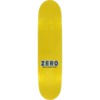 Zero Skateboards Bold Black / White Skateboard Deck - 7.75" x 31.3"